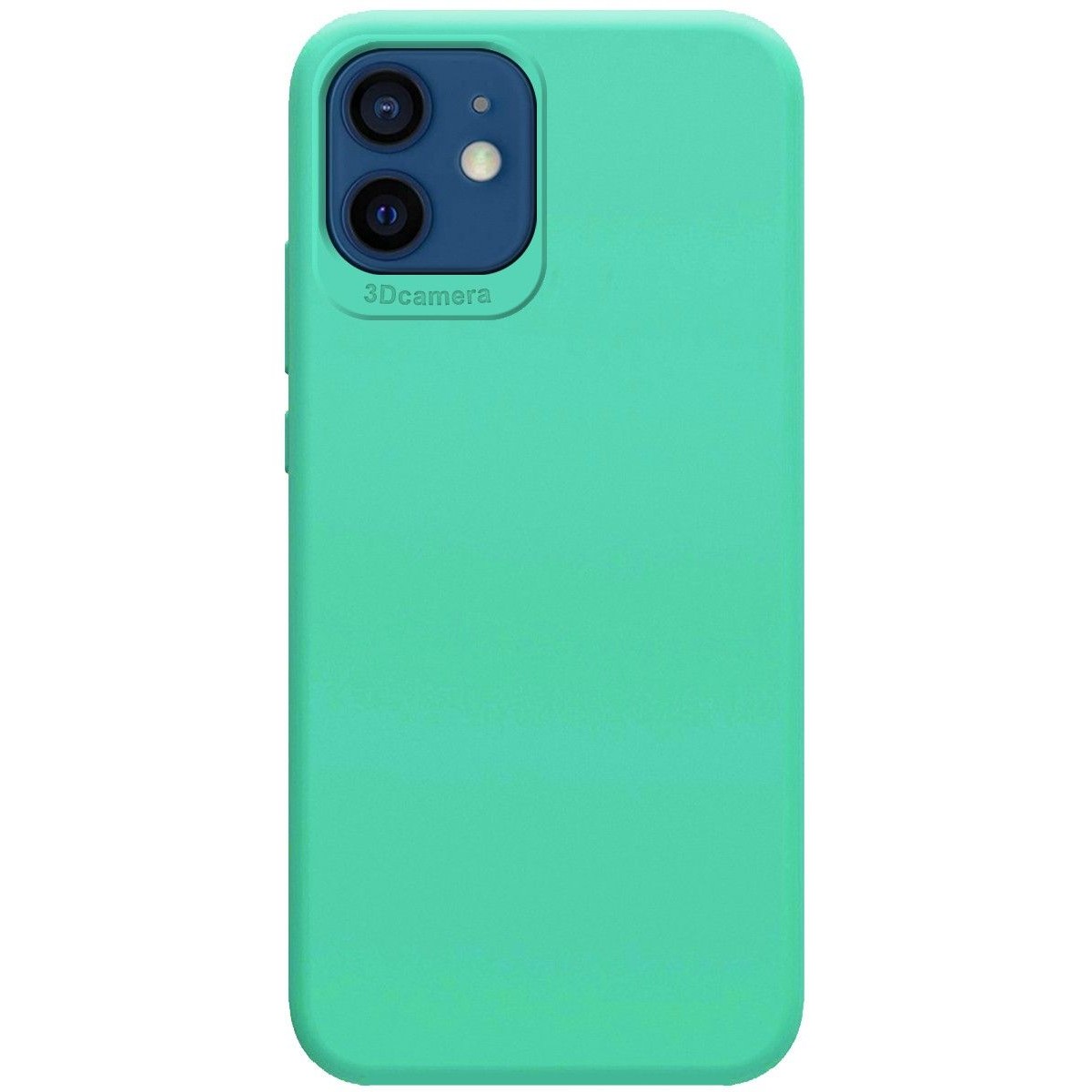 Funda Silicona Líquida Ultra Suave para Iphone 12 / 12 Pro (6.1) color Verde