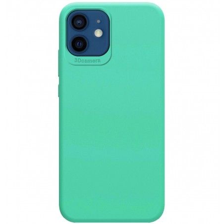 Funda Silicona Líquida Ultra Suave para Iphone 12 / 12 Pro (6.1) color Verde