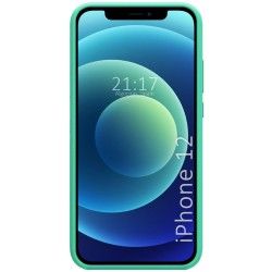 Funda Silicona Líquida Ultra Suave para Iphone 12 / 12 Pro (6.1) color Verde