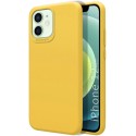 Funda Silicona Líquida Ultra Suave para Iphone 12 Mini (5.4) color Amarilla