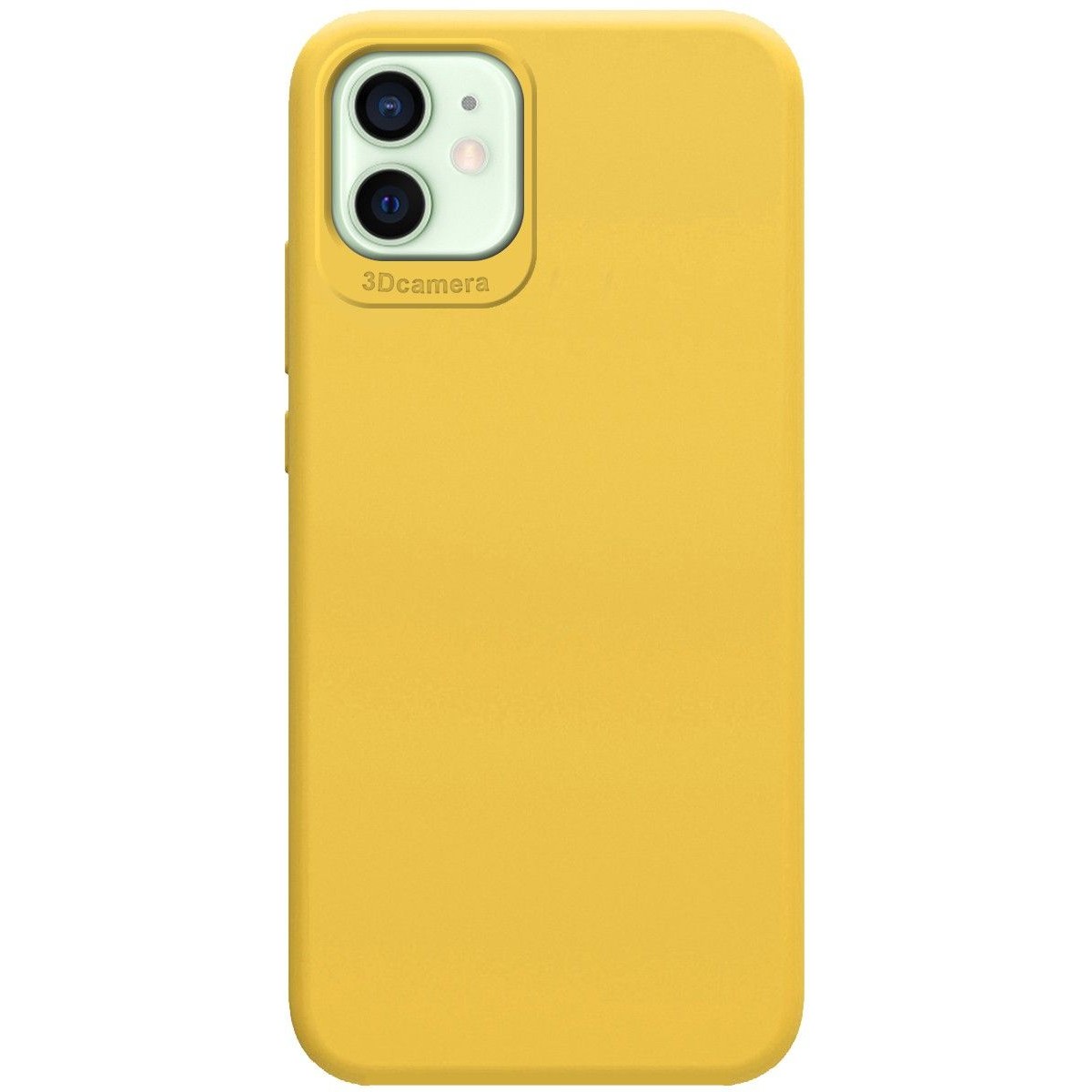 Funda Silicona Líquida Ultra Suave para Iphone 12 Mini (5.4) color Amarilla