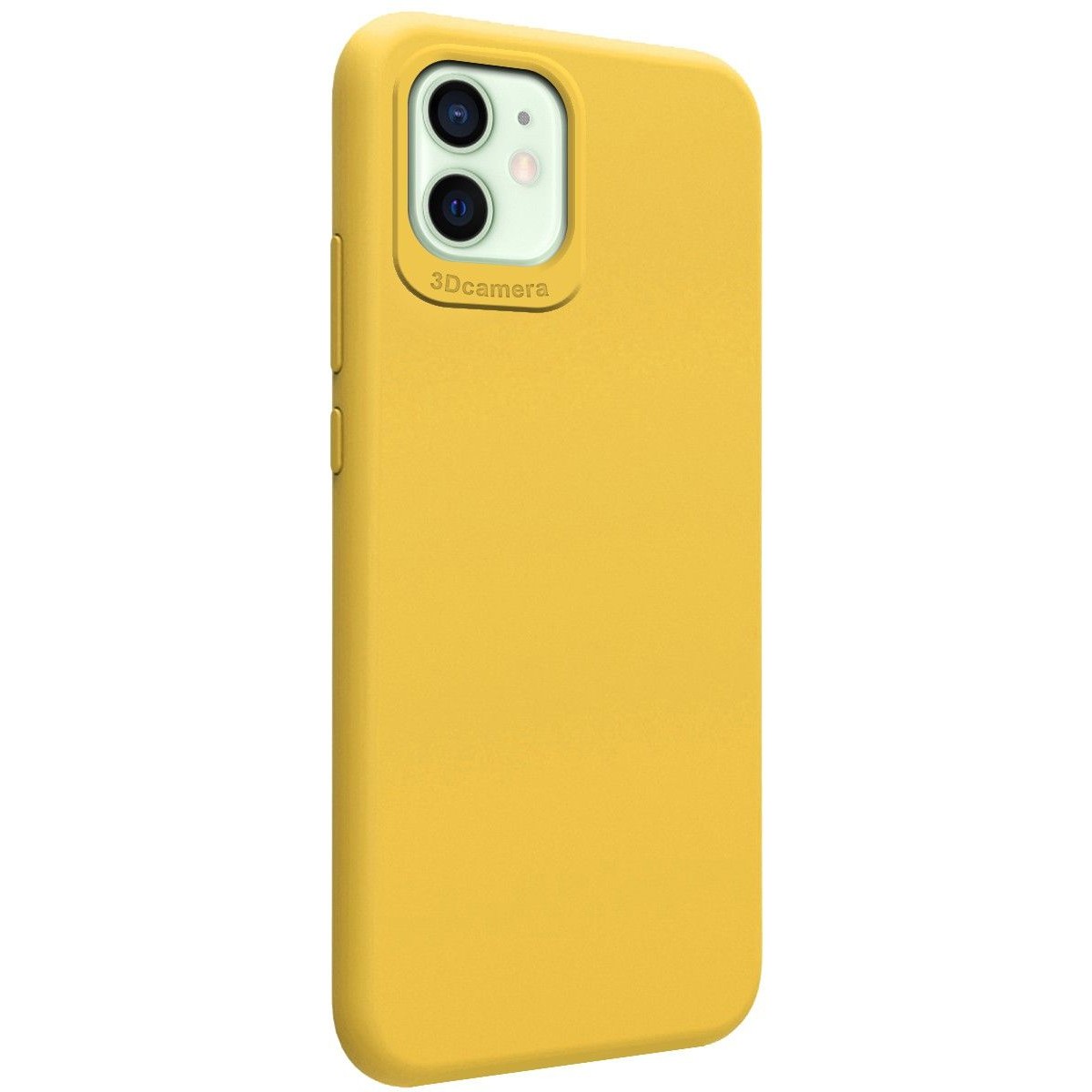 Funda Silicona Líquida Ultra Suave para Iphone 12 Mini (5.4) color Amarilla