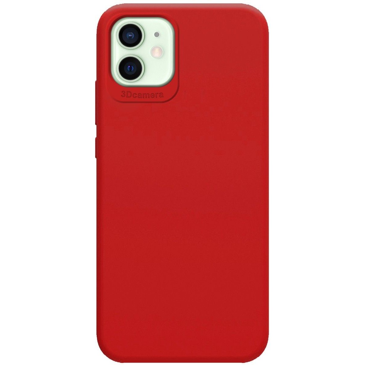 Funda Silicona Líquida Ultra Suave para Iphone 12 Mini (5.4) color Roja