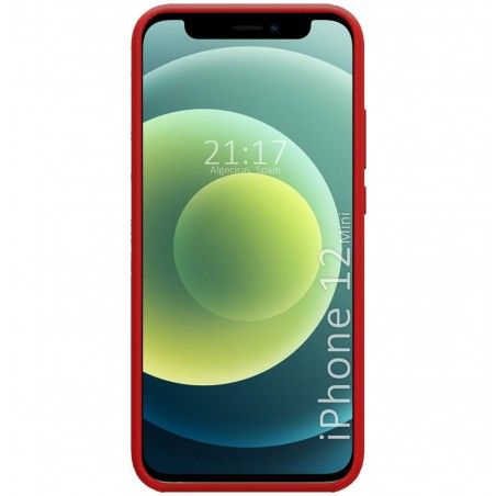 Funda Silicona Líquida Ultra Suave para Iphone 12 Mini (5.4) color Roja