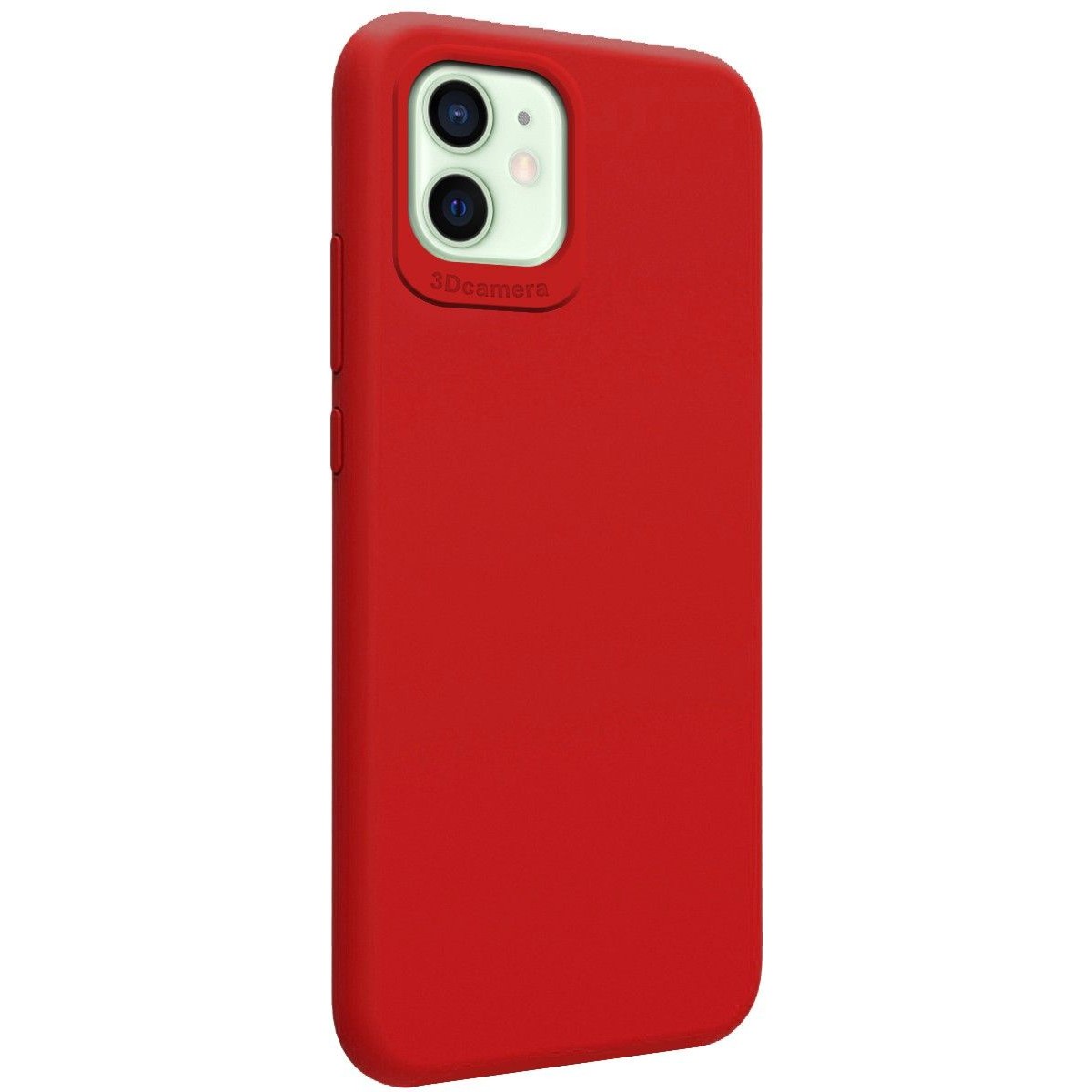 Funda Silicona Líquida Ultra Suave para Iphone 12 Mini (5.4) color Roja