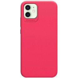 Funda Silicona Líquida Ultra Suave para Iphone 12 Mini (5.4) color Rosa Fucsia