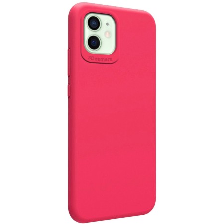 Funda Silicona Líquida Ultra Suave para Iphone 12 Mini (5.4) color Rosa Fucsia