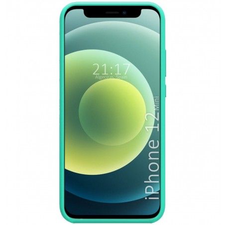 Funda Silicona Líquida Ultra Suave para Iphone 12 Mini (5.4) color Verde