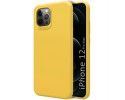 Funda Silicona Líquida Ultra Suave para Iphone 12 Pro Max (6.7) color Amarilla