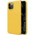 Funda Silicona Líquida Ultra Suave para Iphone 12 Pro Max (6.7) color Amarilla