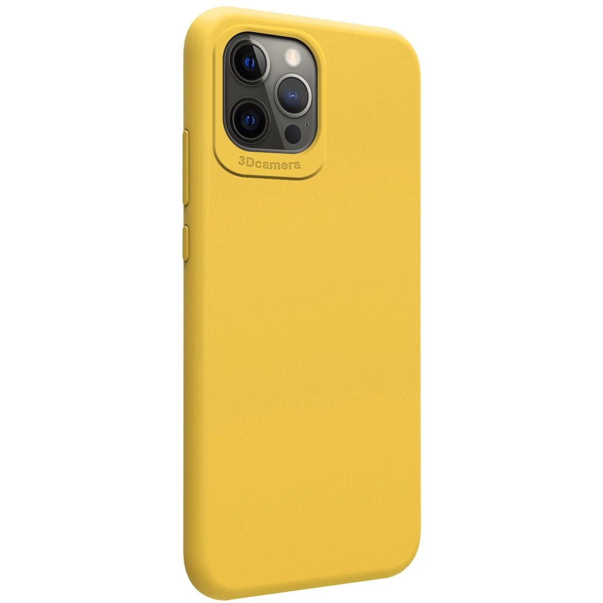 Funda Silicona Líquida Ultra Suave para Iphone 12 Pro Max (6.7) color Amarilla
