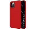 Funda Silicona Líquida Ultra Suave para Iphone 12 Pro Max (6.7) color Roja