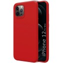 Funda Silicona Líquida Ultra Suave para Iphone 12 Pro Max (6.7) color Roja