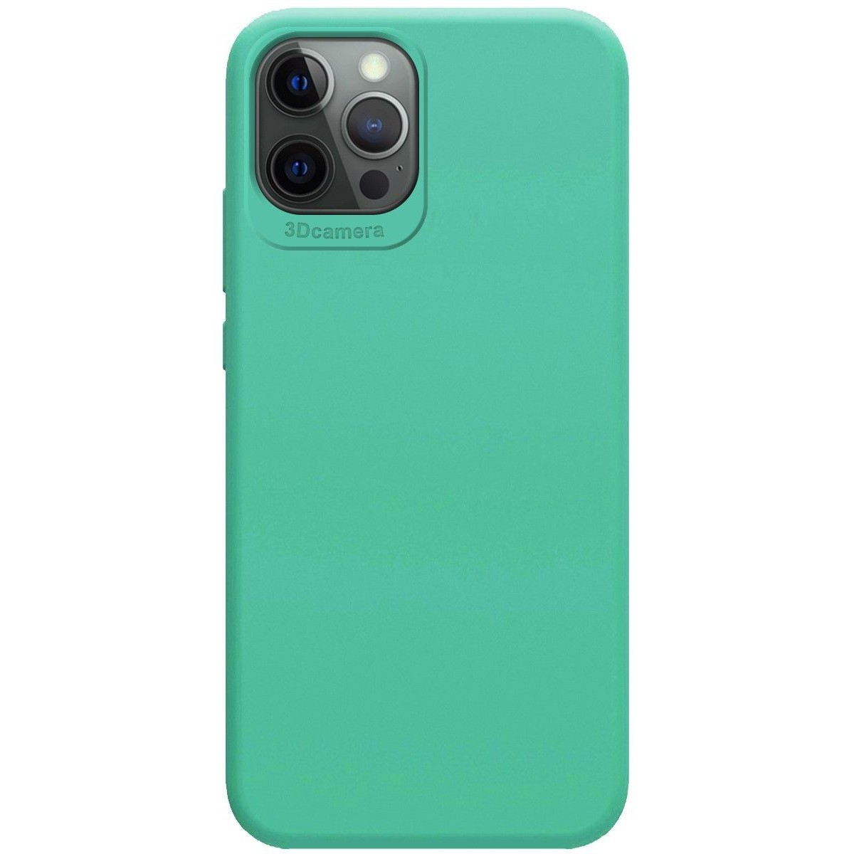 Funda Silicona Líquida Ultra Suave para Iphone 12 Pro Max (6.7) color Verde