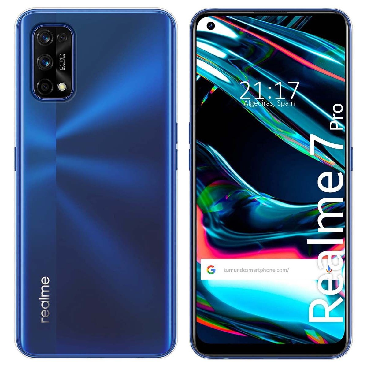 Funda Silicona Gel TPU Transparente para Realme 7 Pro