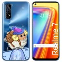 Funda Gel Transparente para Realme 7 diseño Cabra Dibujos