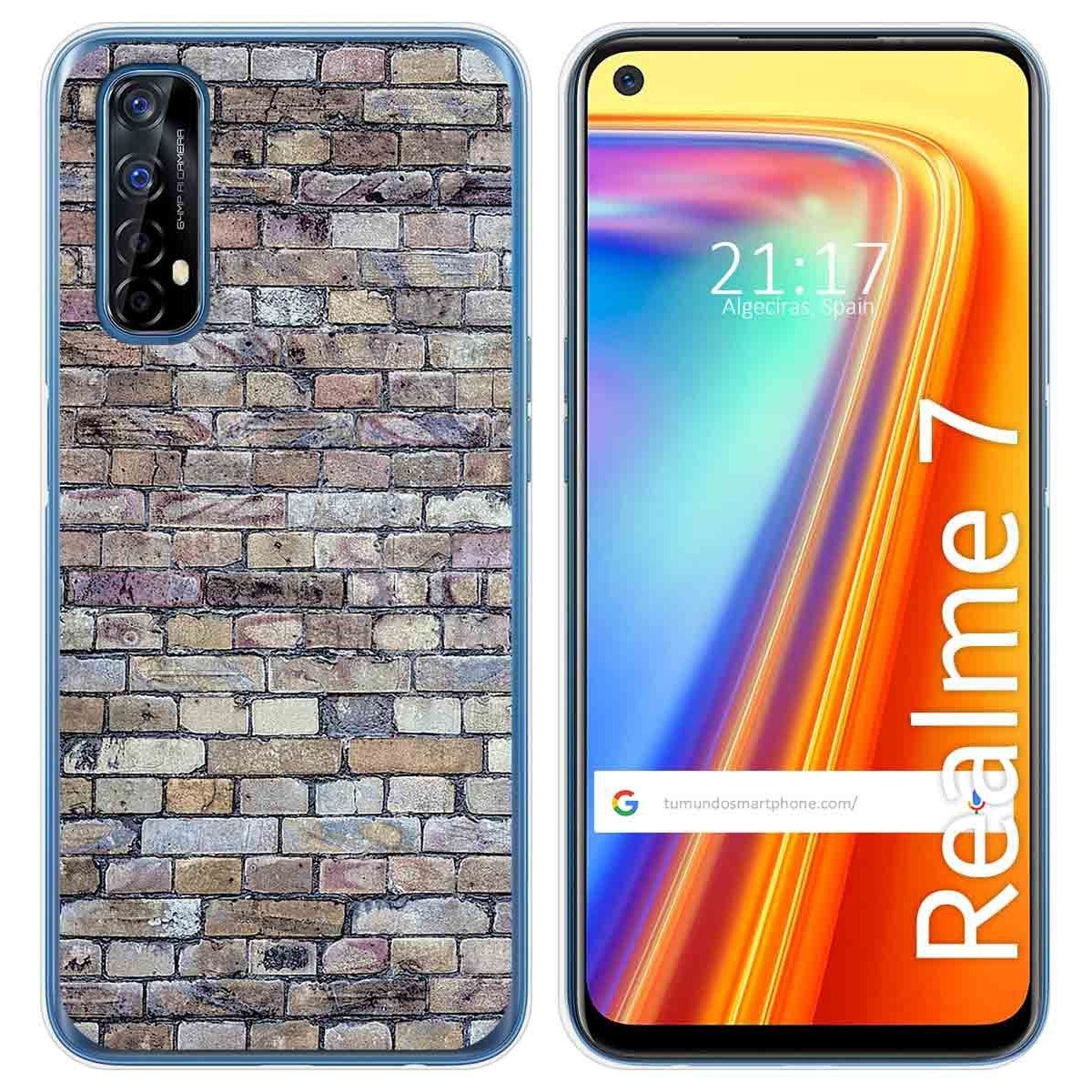 Funda Gel Tpu para Realme 7 diseño Ladrillo 02 Dibujos