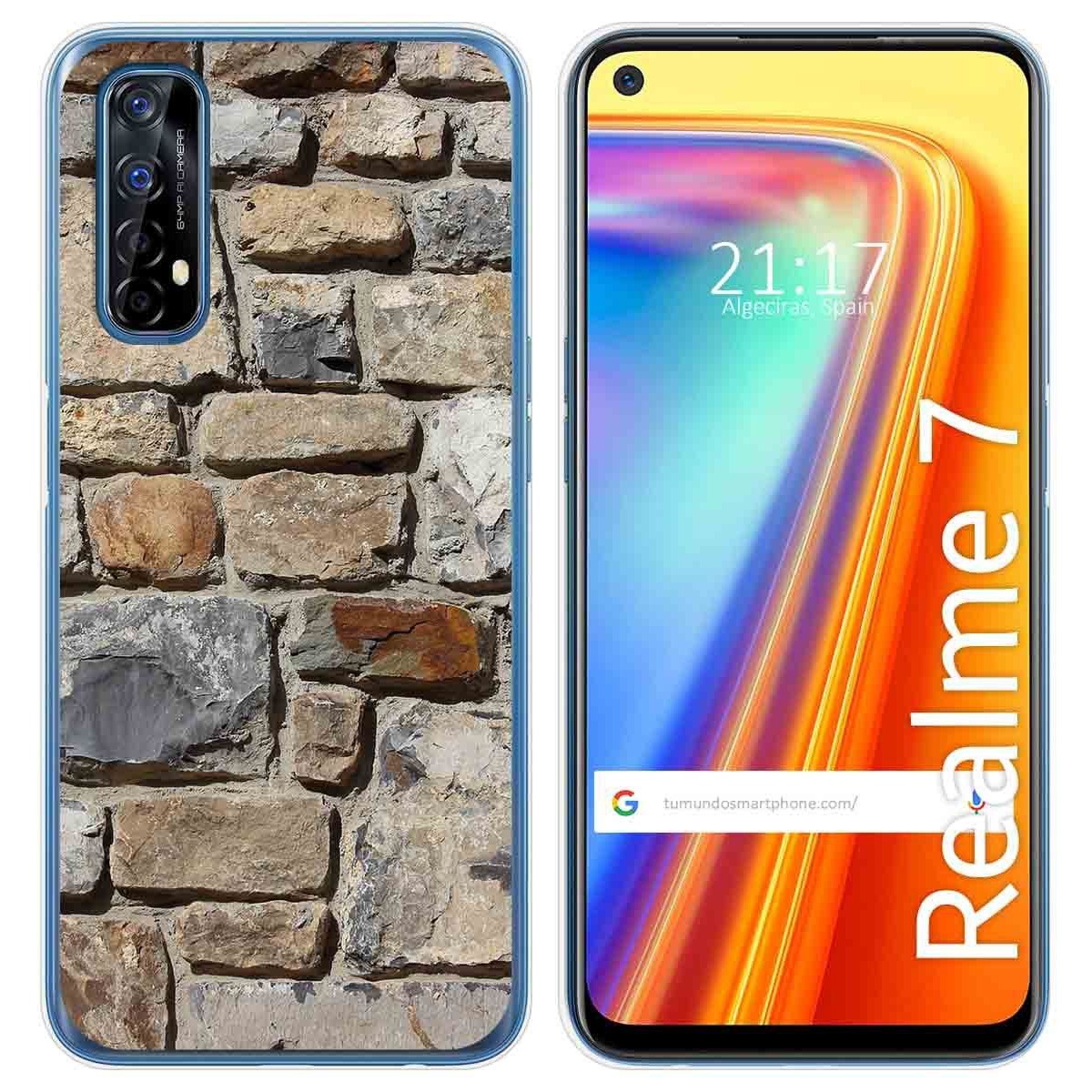 Funda Gel Tpu para Realme 7 diseño Ladrillo 03 Dibujos