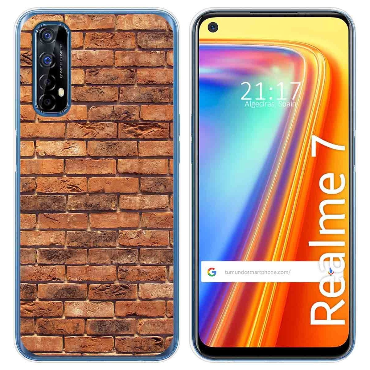 Funda Gel Tpu para Realme 7 diseño Ladrillo 04 Dibujos
