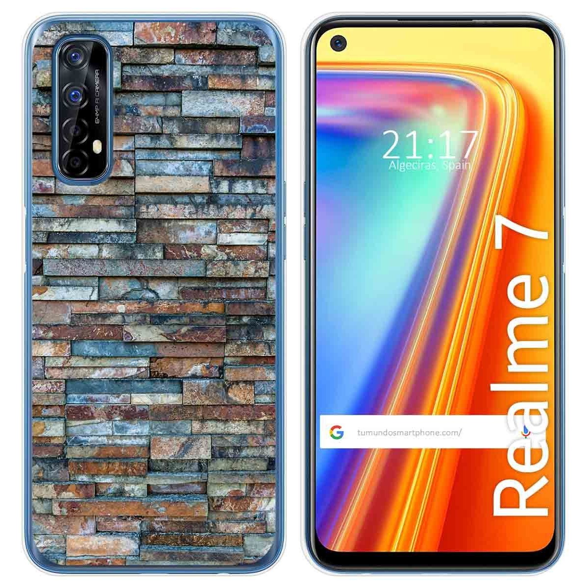 Funda Gel Tpu para Realme 7 diseño Ladrillo 05 Dibujos