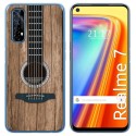 Funda Gel Tpu para Realme 7 diseño Madera 11 Dibujos