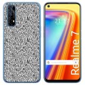 Funda Gel Tpu para Realme 7 diseño Letras Dibujos