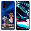 Funda Gel Transparente para Realme 7 Pro diseño Avestruz Dibujos