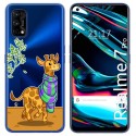 Funda Gel Transparente para Realme 7 Pro diseño Jirafa Dibujos