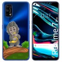Funda Gel Transparente para Realme 7 Pro diseño Mono Dibujos