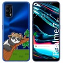 Funda Gel Transparente para Realme 7 Pro diseño Panda Dibujos