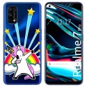 Funda Gel Transparente para Realme 7 Pro diseño Unicornio Dibujos