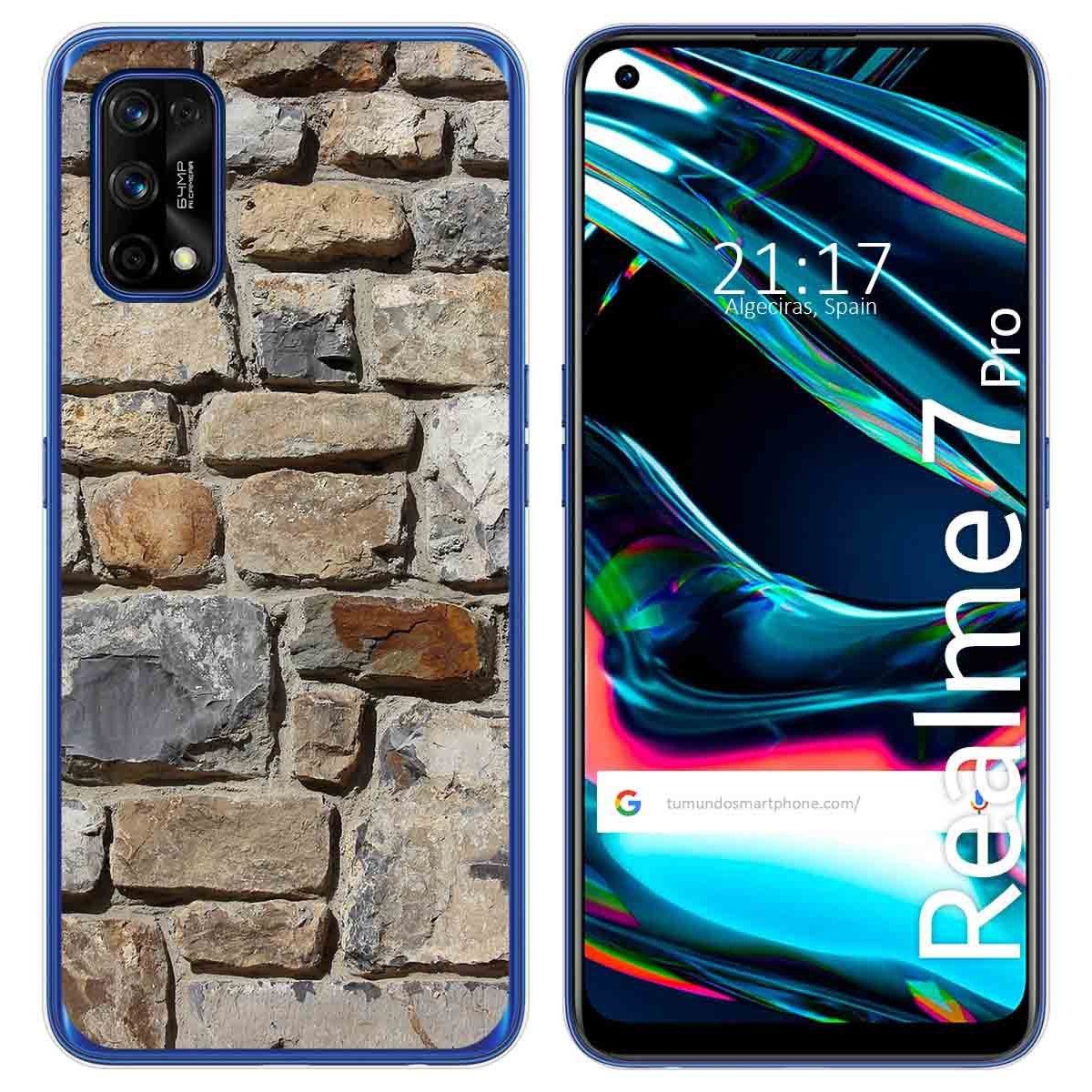 Funda Gel Tpu para Realme 7 Pro diseño Ladrillo 03 Dibujos