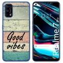 Funda Gel Tpu para Realme 7 Pro diseño Madera 01 Dibujos