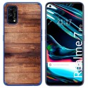 Funda Gel Tpu para Realme 7 Pro diseño Madera 02 Dibujos