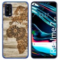 Funda Gel Tpu para Realme 7 Pro diseño Madera 07 Dibujos