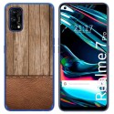 Funda Gel Tpu para Realme 7 Pro diseño Madera 09 Dibujos