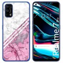 Funda Gel Tpu para Realme 7 Pro diseño Mármol 03 Dibujos