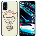 Funda Gel Tpu para Realme 7 Pro diseño Creativity Dibujos