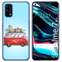 Funda Gel Tpu para Realme 7 Pro diseño Furgoneta Dibujos