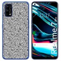 Funda Gel Tpu para Realme 7 Pro diseño Letras Dibujos