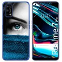 Funda Gel Tpu para Realme 7 Pro diseño Ojo Dibujos