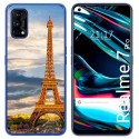 Funda Gel Tpu para Realme 7 Pro diseño Paris Dibujos