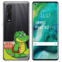 Funda Gel Transparente para Oppo Find X2 Pro diseño Coco Dibujos
