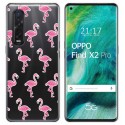 Funda Gel Transparente para Oppo Find X2 Pro diseño Flamenco Dibujos