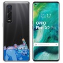 Funda Gel Transparente para Oppo Find X2 Pro diseño Hipo Dibujos