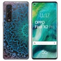 Funda Gel Transparente para Oppo Find X2 Pro diseño Mandala Dibujos
