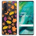Funda Gel Transparente para Oppo Find X2 Pro diseño Otoño Dibujos