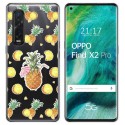Funda Gel Transparente para Oppo Find X2 Pro diseño Piña Dibujos
