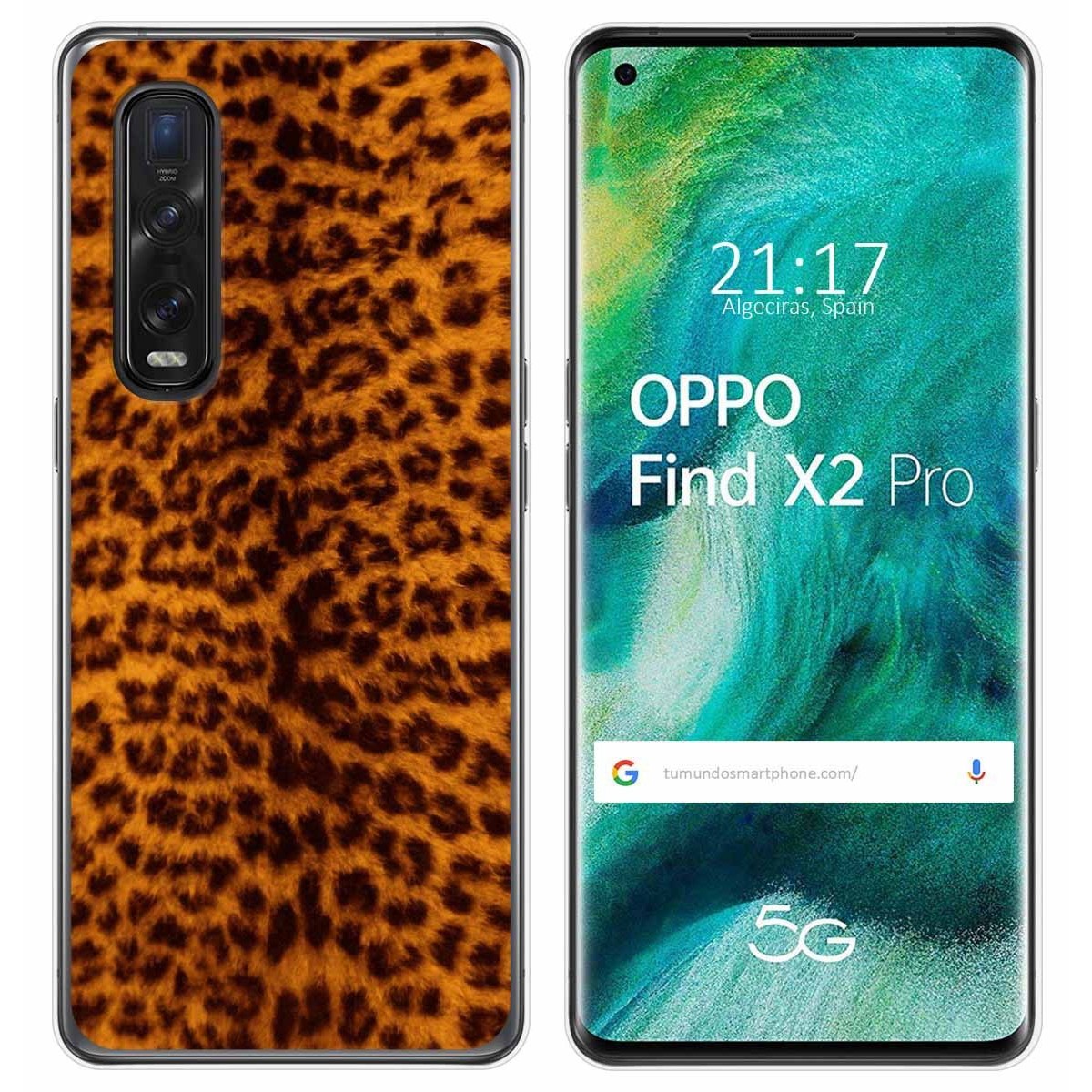 Funda Gel Tpu para Oppo Find X2 Pro diseño Animal 03 Dibujos