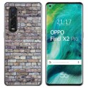 Funda Gel Tpu para Oppo Find X2 Pro diseño Ladrillo 02 Dibujos